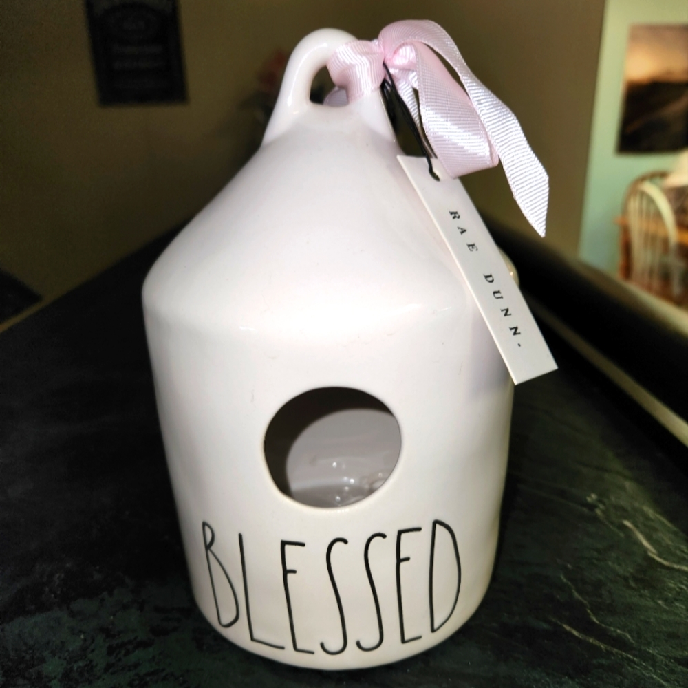 Rae Dunn BLESSED Bird House